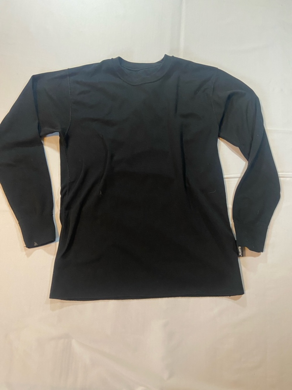 Cabela's Polartec Black Long Sleeve Warm Underwear Top Shirt Men's Size Medium